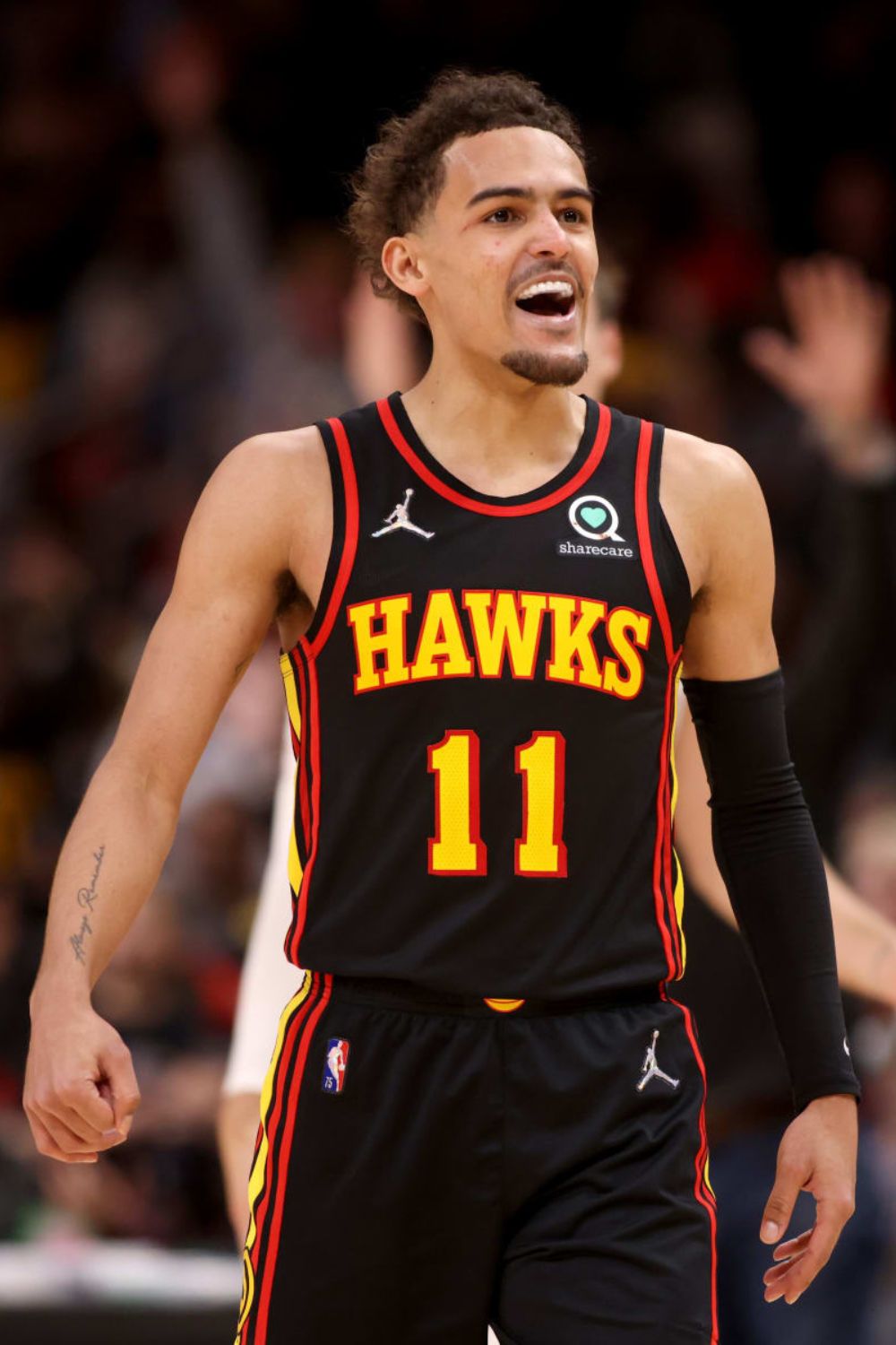 Trae Young Playing For The Hawks