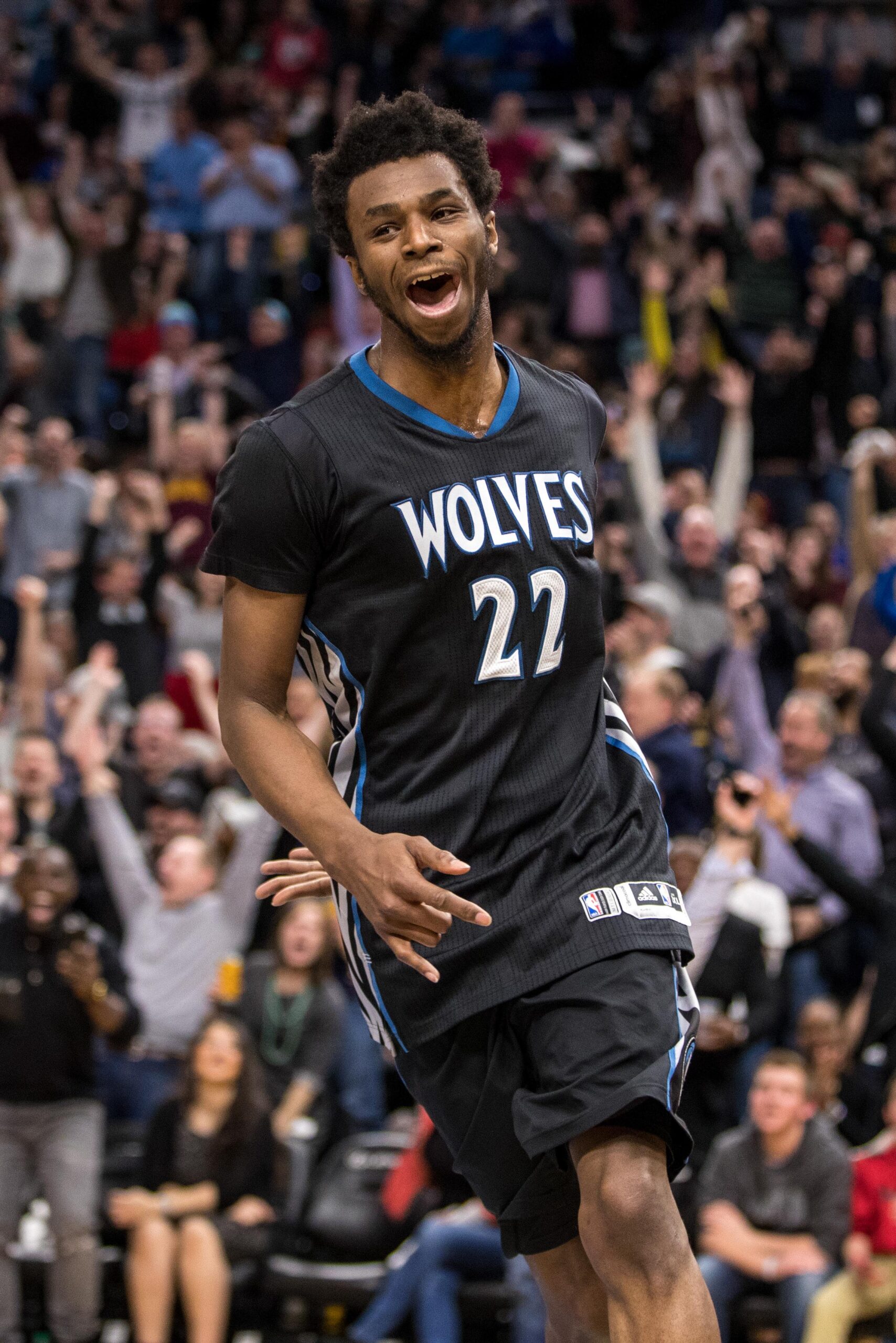 Wiggins with the Minnesota Timberwolves
