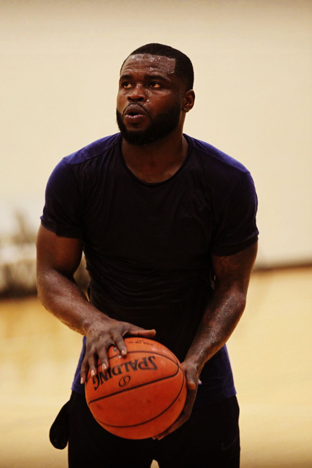 Will Bynum During The Practice