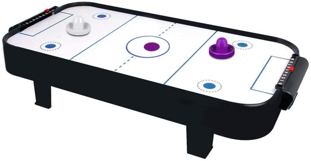 with 6 Large Pucks standard Air Hockey Mallets pushers quiet Dynamo 