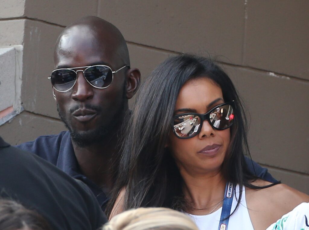 Brandi Padilla with her ex husband Kevin Garnett (Source: Bossip)