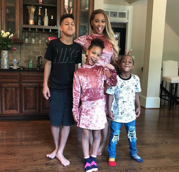 Malaysia Pargo with her Children 