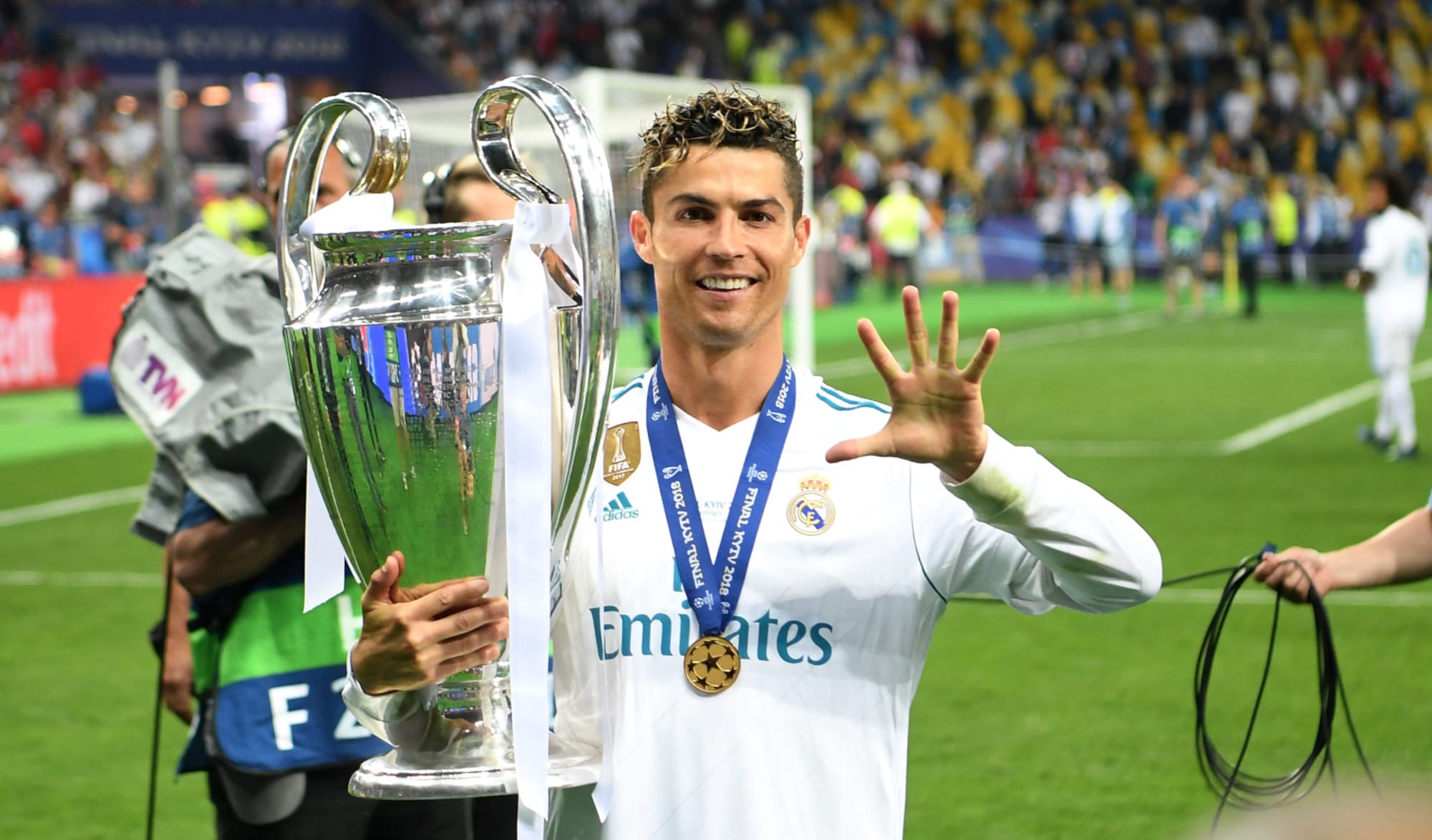 Cristiano Ronaldo and Real Madrid Teammates Unveil New 2013-14 Kit, News,  Scores, Highlights, Stats, and Rumors