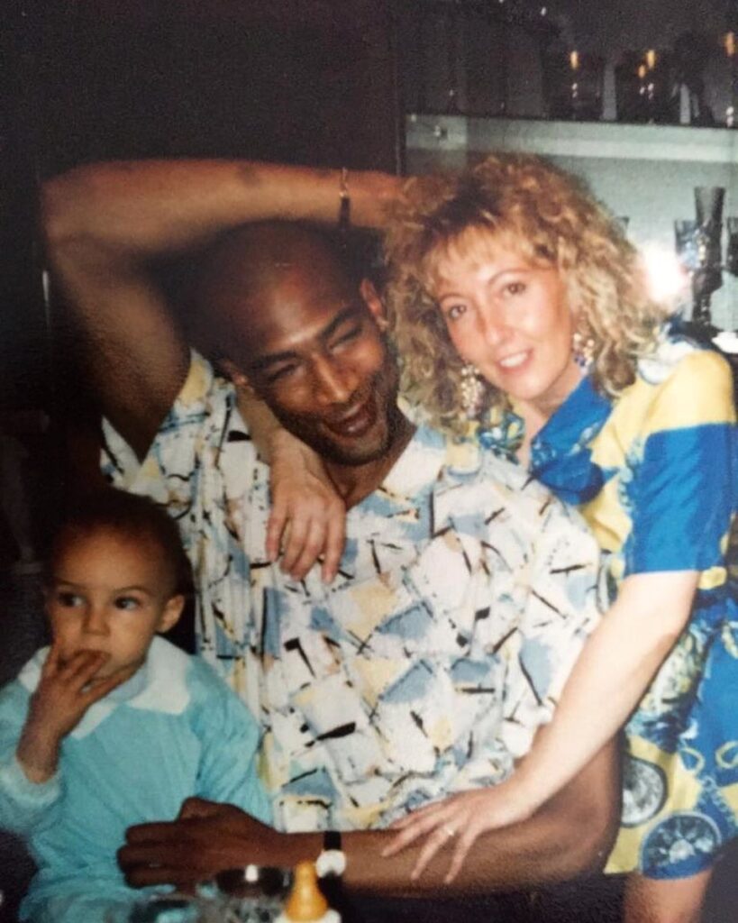 Rudy Gobert childhood picture with his family (Source: Instagram)