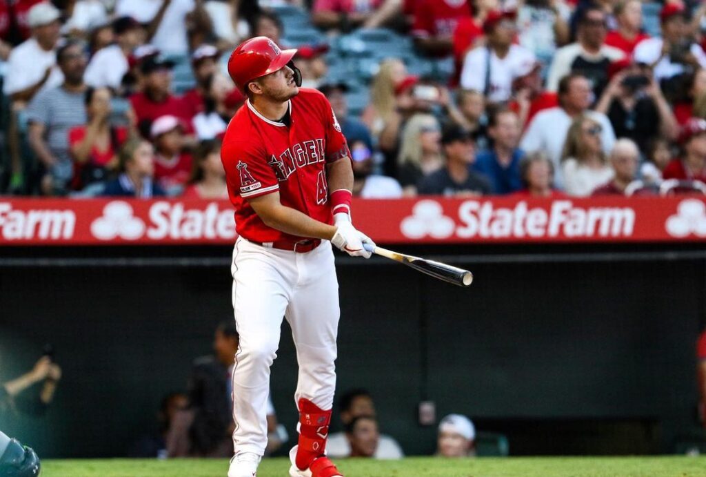 Mike Trout of Los Angeles Angels