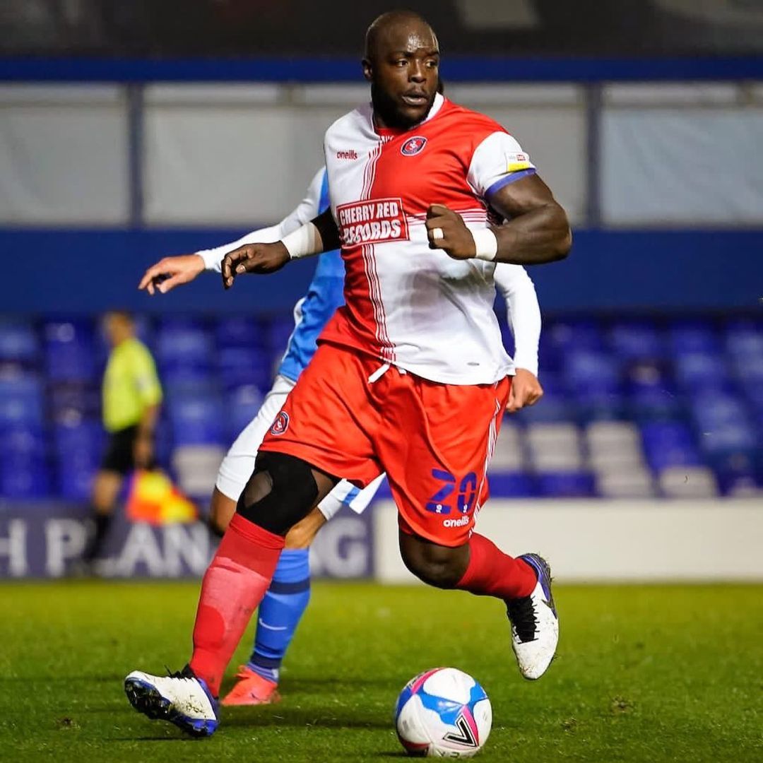 Adebayo Akinfenwa Playing Soccer 