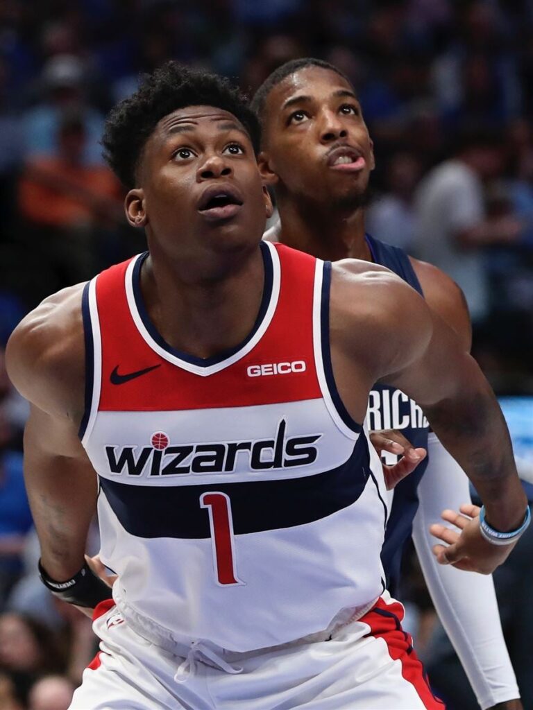 Admiral Schofield in the Washington Wizards jersey (Source: 247 Sports)