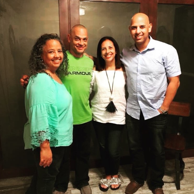 Alex Cora With His Family