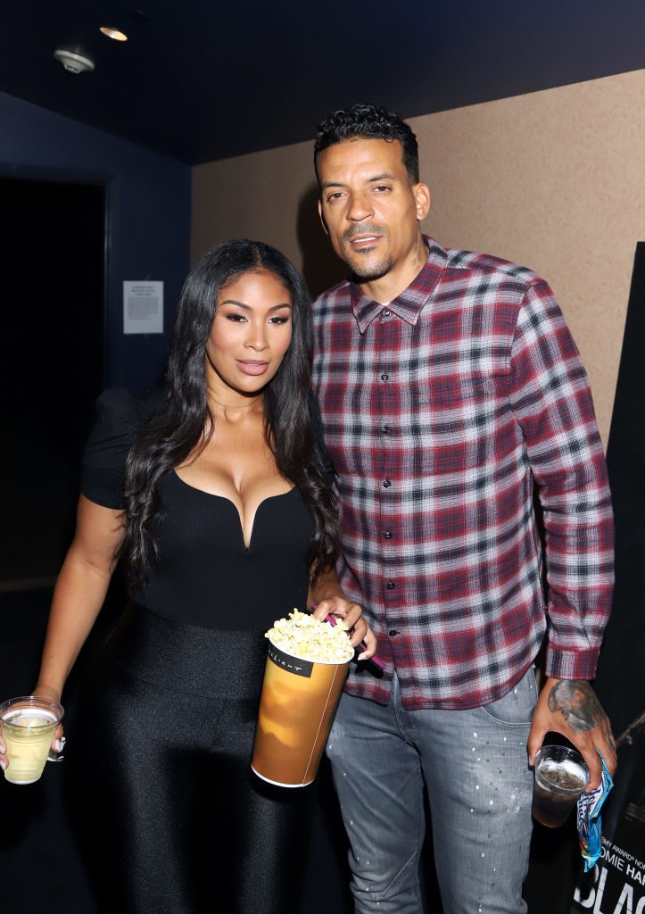 Anansa Sims With Her Boyfriend Matt Barnes 