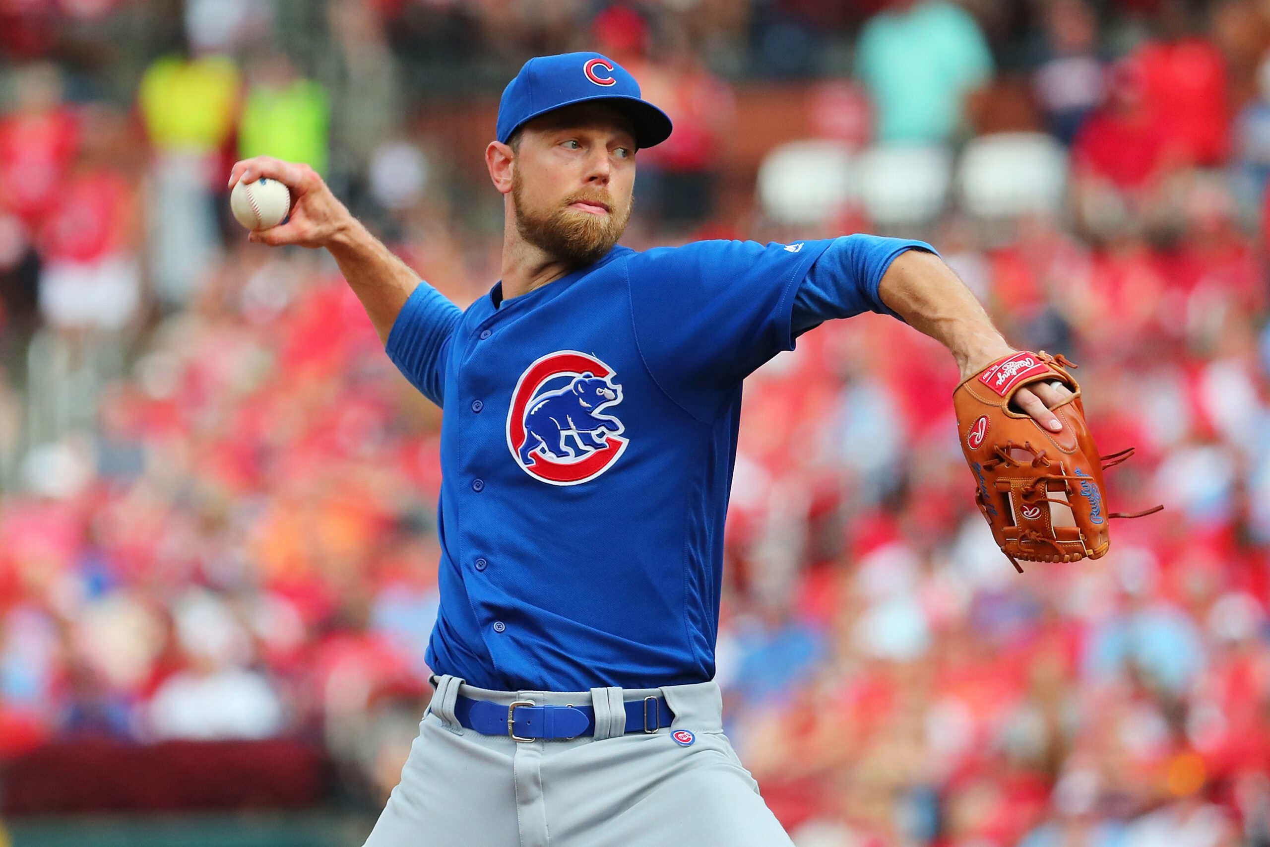 Ben Pitching For The Cubs