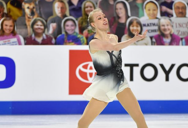 Bradie performing in the professional arena