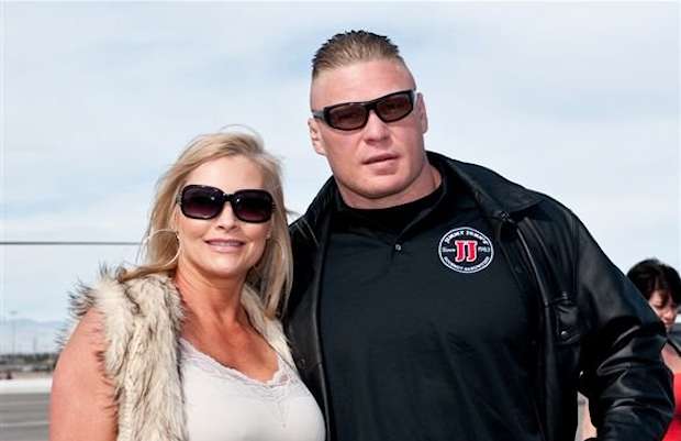 Brock Lesnar With His Wife Sable