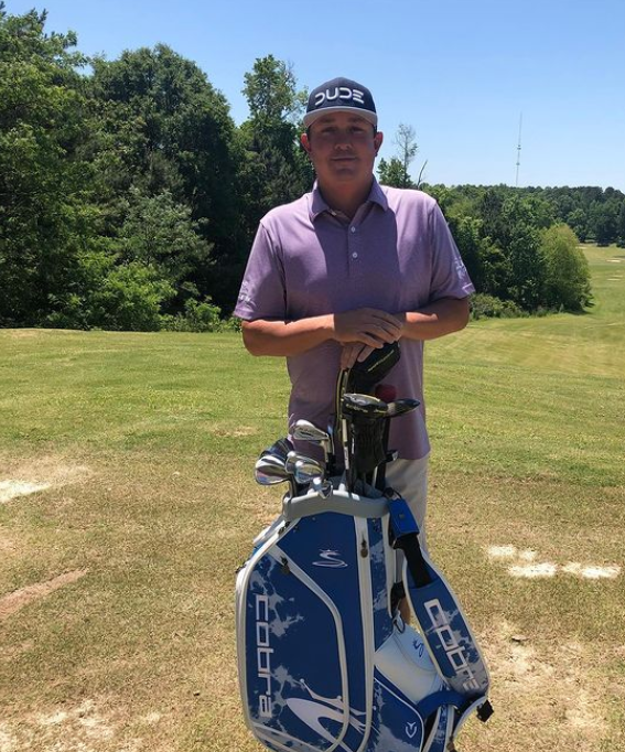 Jason Dufner Wearing His Sponsored Hat 