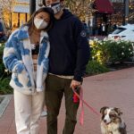 Chloe Kim with her boyfriend, Evan Berle