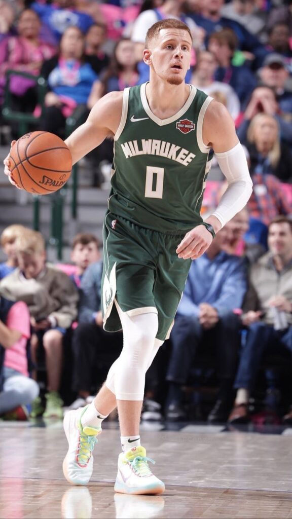 Donte DiVincenzo with the Milwaukee Bucks (Source: Pinterest)