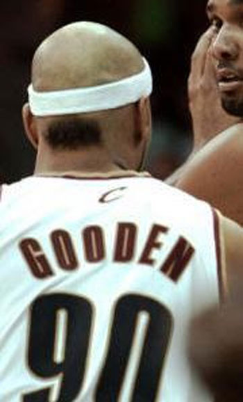 Drew Gooden with his famous duckhair