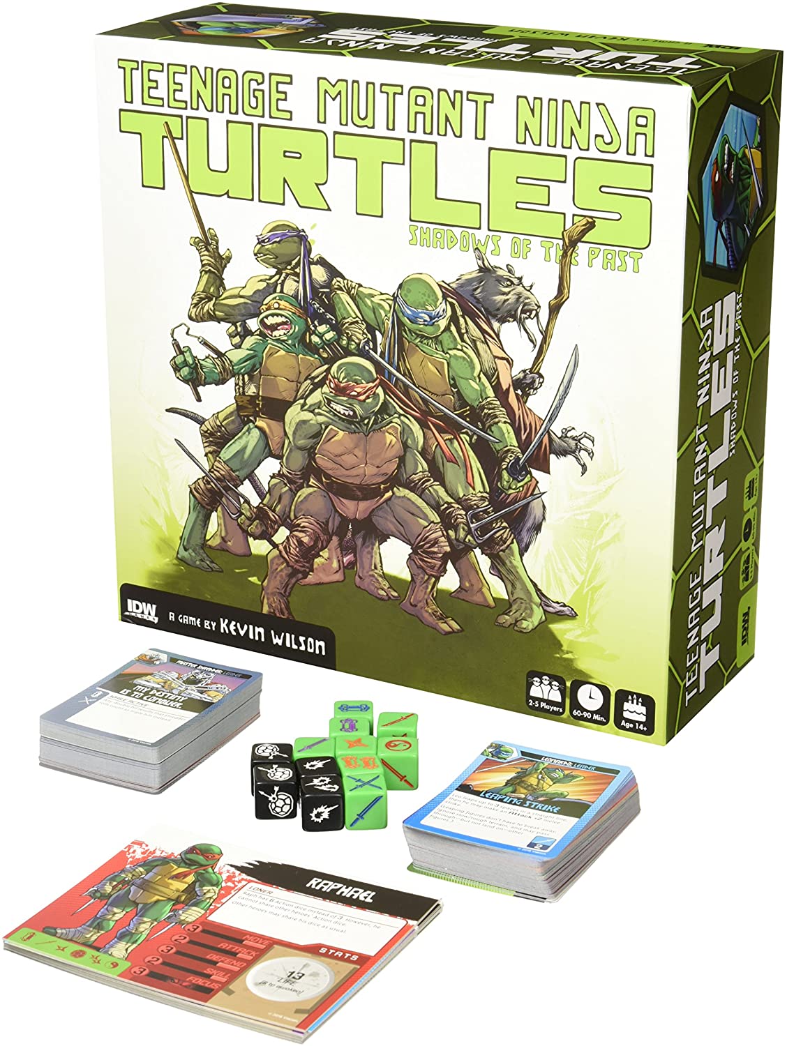 IDW Games Teenage Mutant Ninja Turtles Shadows of The Past Board Game