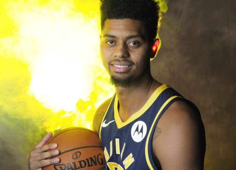 Jeremy Lamb Holding A Basketball