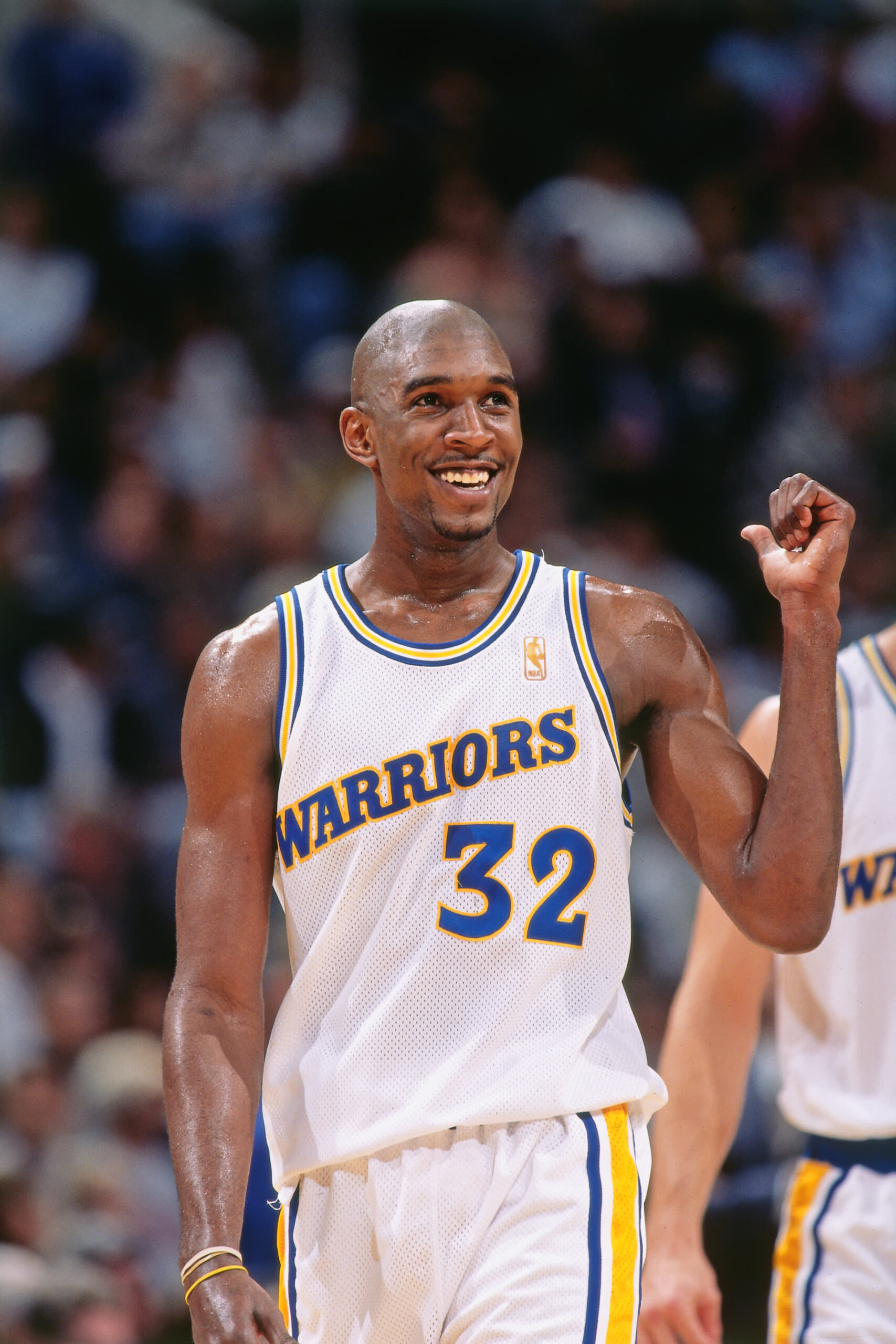 Joe Smith in the Golden State Warriors jersey (Source: CNBC)