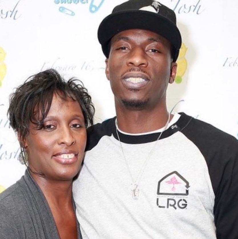 Josh Howard with his mother