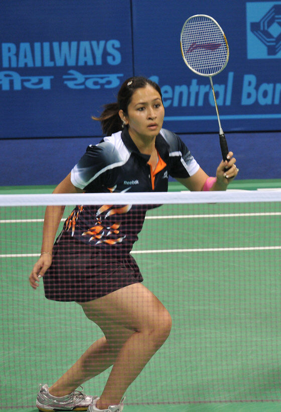 Gutta Jwala in action