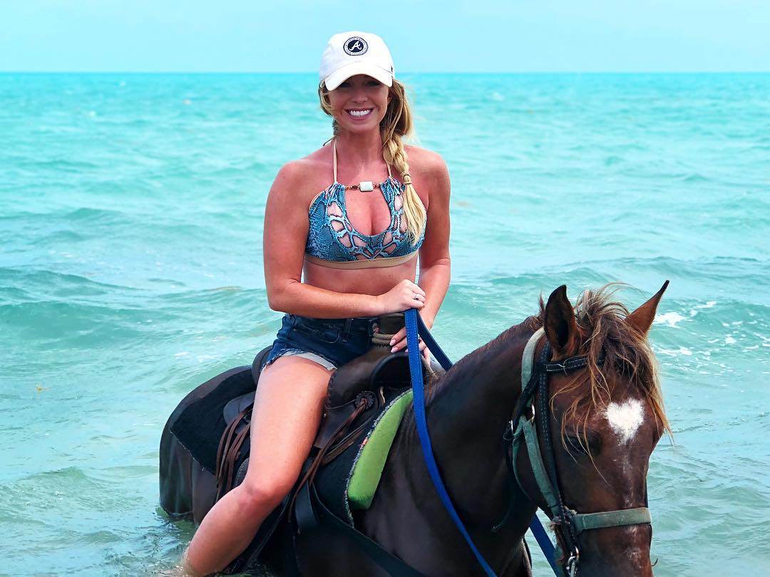Kelsey Wingert Horse Riding