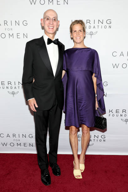 Maggie Silver With Her Husband Adam Silver