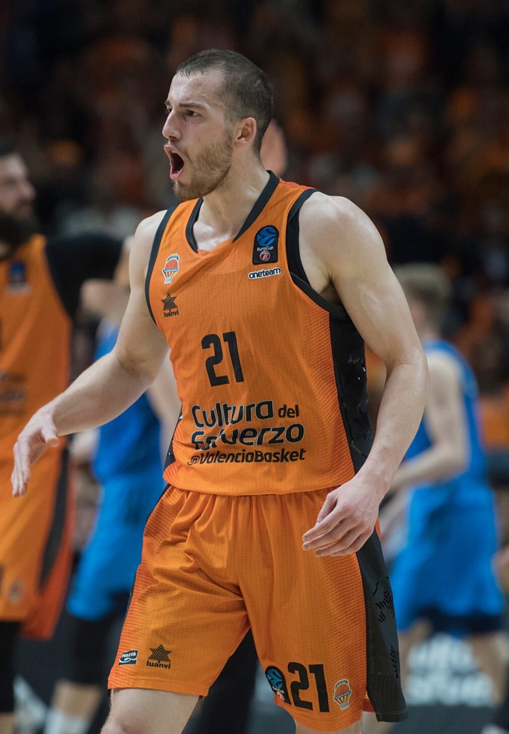 Matt Thomas with the Spanish club, Valencia Basket (Source: Raptors Rapture)