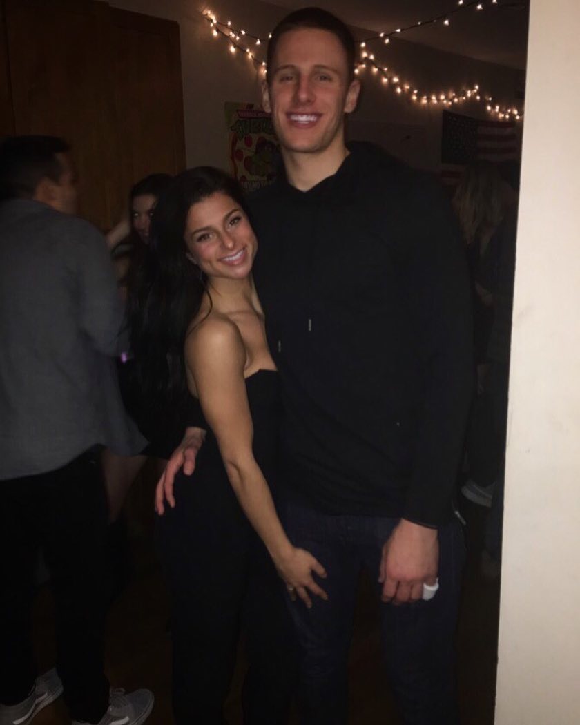 Morgan Calantoni with Donte DiVincenzo