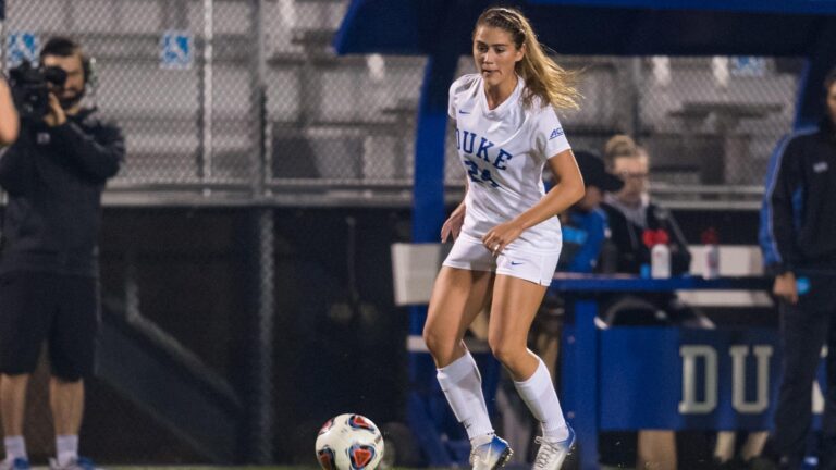 Morgan Reid playing for duke