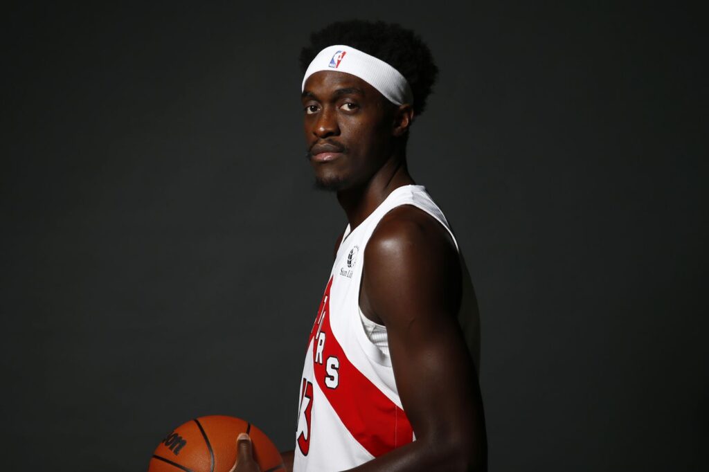 Pascal Siakam In The Raptors Jersey