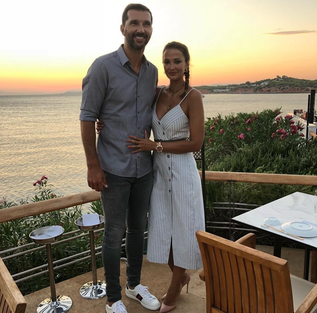Peja with his wife