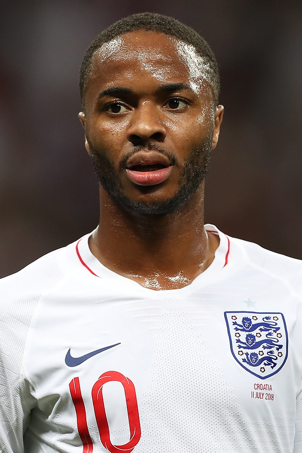 Raheem Sterling during the 2018 World Cup (Source: Wikimedia)