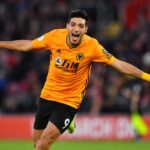 Raul Jimenez celebrating after a goal