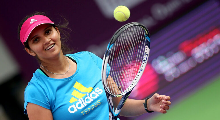 Ace Indian tennis player Sania Mirza during the Qatar WTA Open. (Source: Flickr)