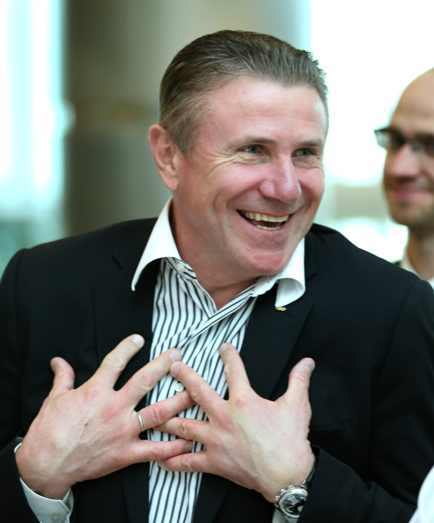 Legendary Ukrainian pole vaulter Sergey Bubka during a visit to Qatar's ASPIRE Academy (Source: Wiki)