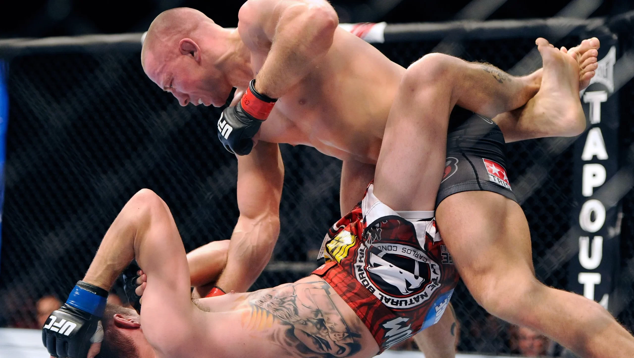 St-Pierre During A Welterweight Fight