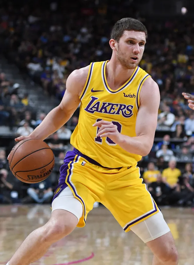 Svi Mykhailiuk During His Time With The Lakers