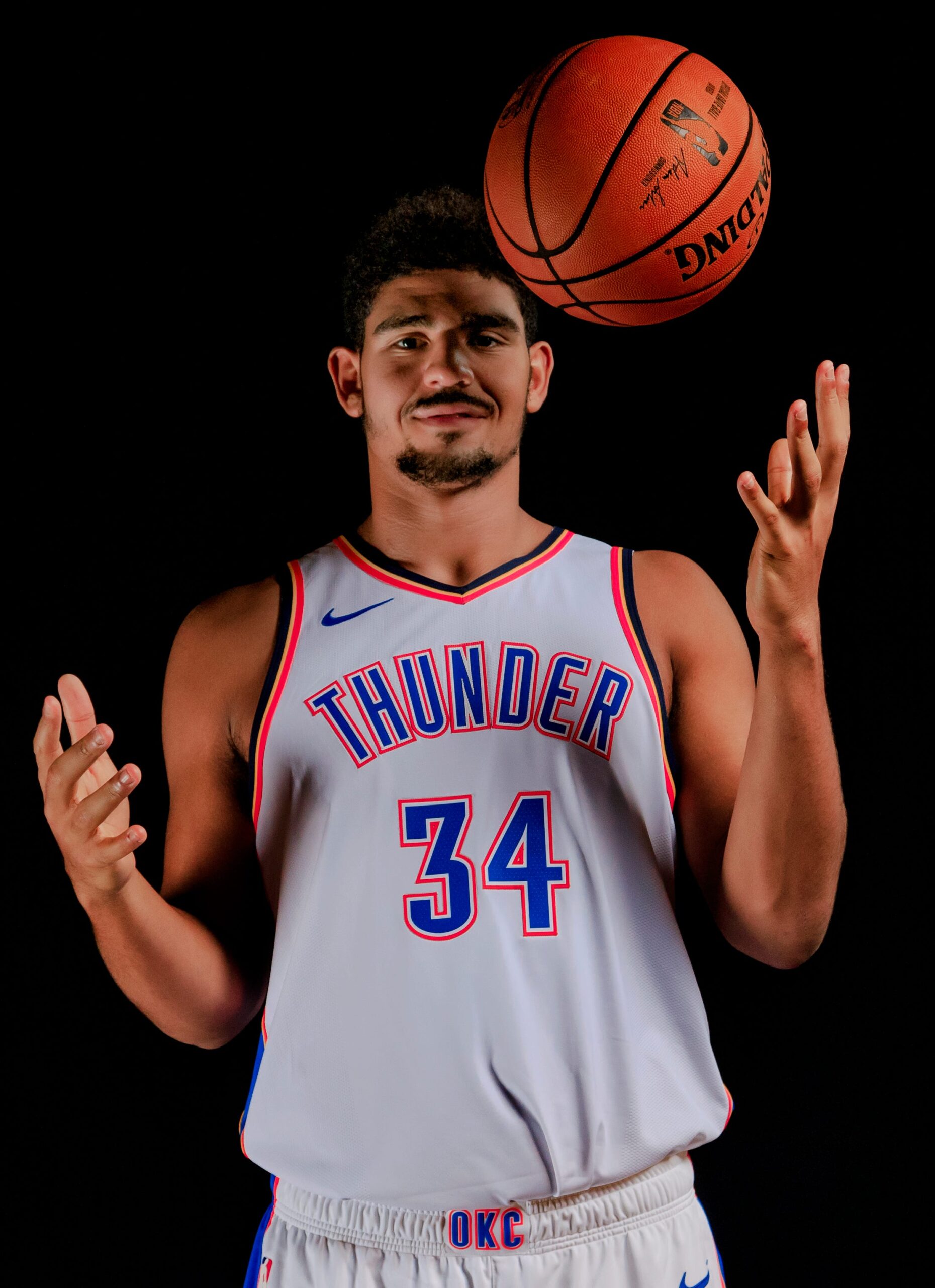 Tyler Davis Standing In Thunder Jersey