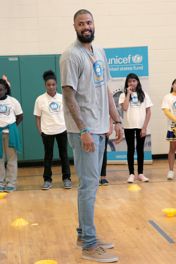 Tyson with UNICEF