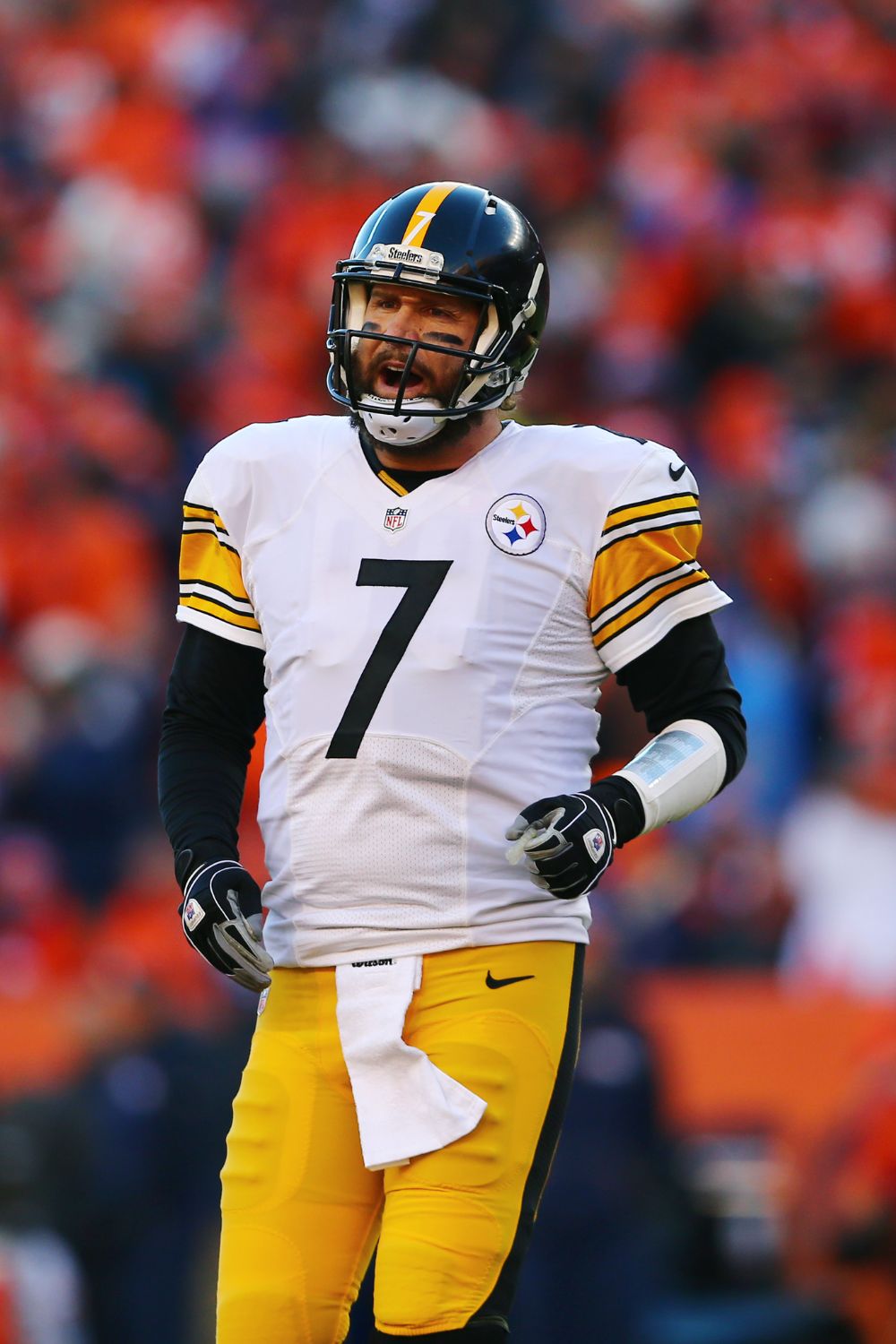 Ben Roethlisberger In His Former Jersey 