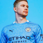 Kevin De Bruyne In Manchester City Jersey