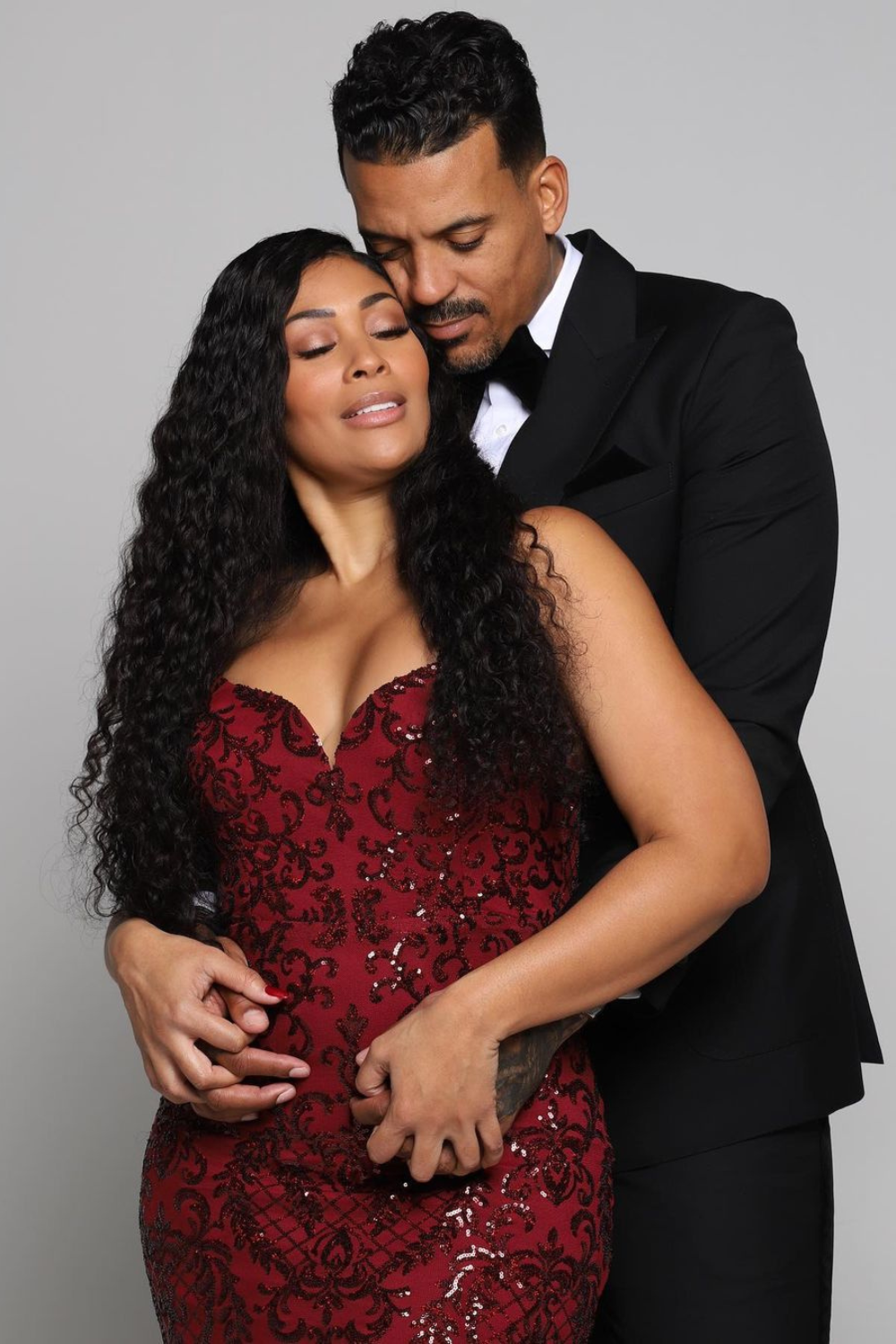 Anansa Sims With Her Fiance, Matt Barnes