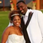 Vanity Alpough with her husband, Kendrick Perkins