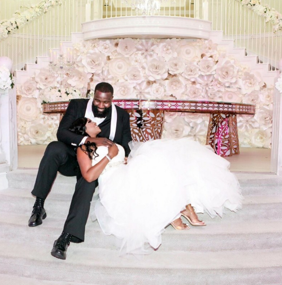 Vanity Alpough With Her Husband, Kendrick Perkins