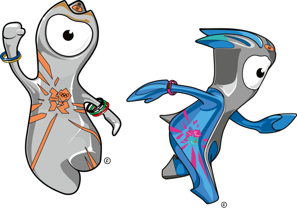 2012 Summer Olympics, Wenlock and Mandeville (Source: Wiki)