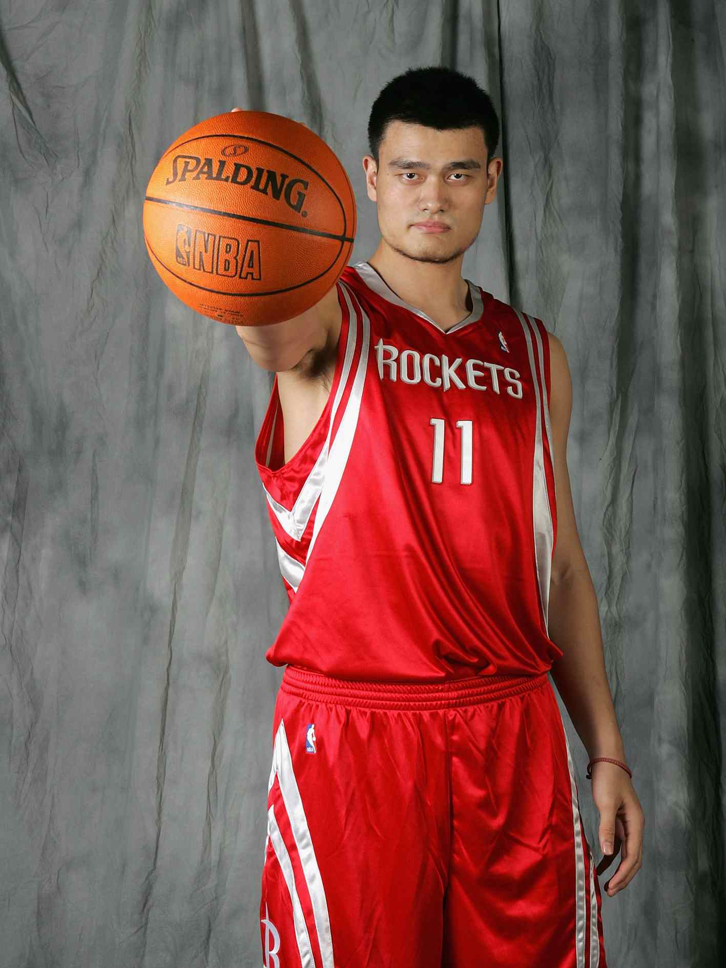 Yao Ming In The Houston Rockets Jersey