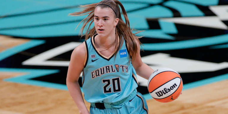 WNBA basketball Player Sabrina In Action