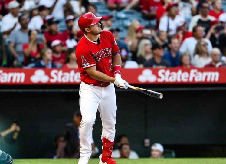 Trout Checking The Ball Distance