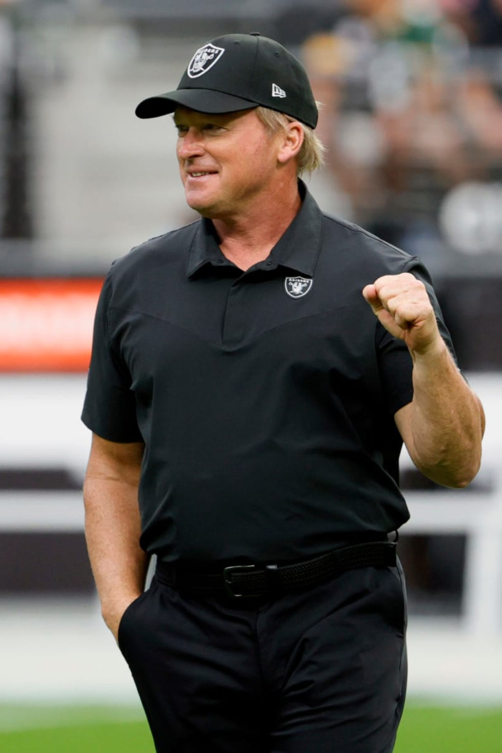 Former head coach Jon Gruden Of The Las Vegas Raiders.